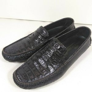 Donald J Pliner Men Maroon Driving Shoes Size  9.5